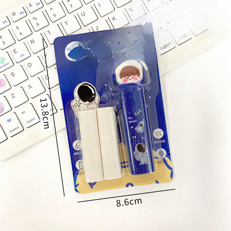 Wholesale Creative Cartoon Head Push-pull Erasers